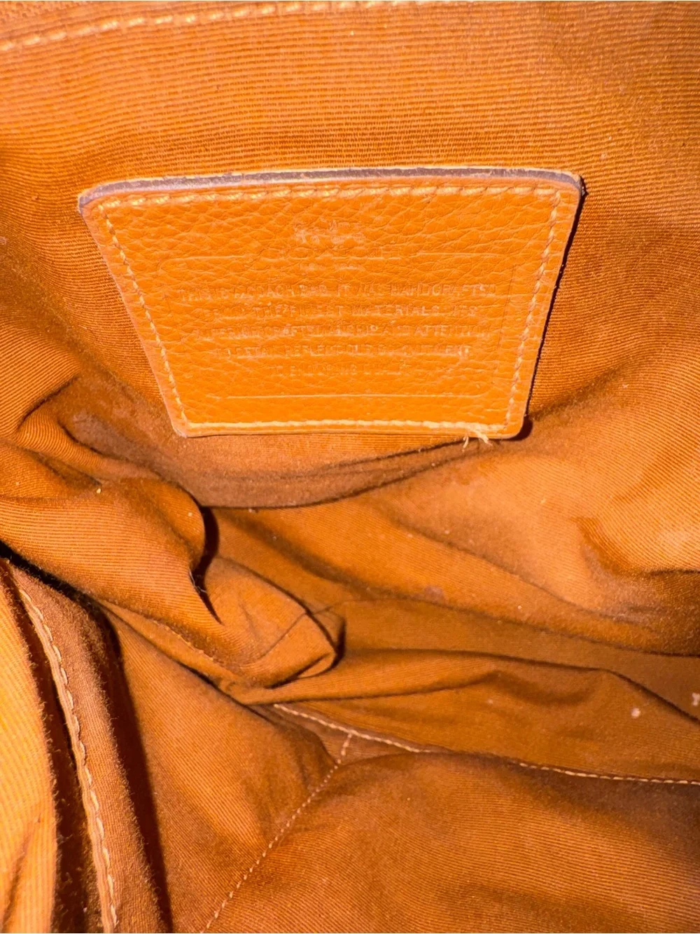 Coach Chestnut Pebbled Leather Hobo Bag